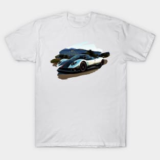 Pagani Zonda Cinque Racing Art Print T-Shirt